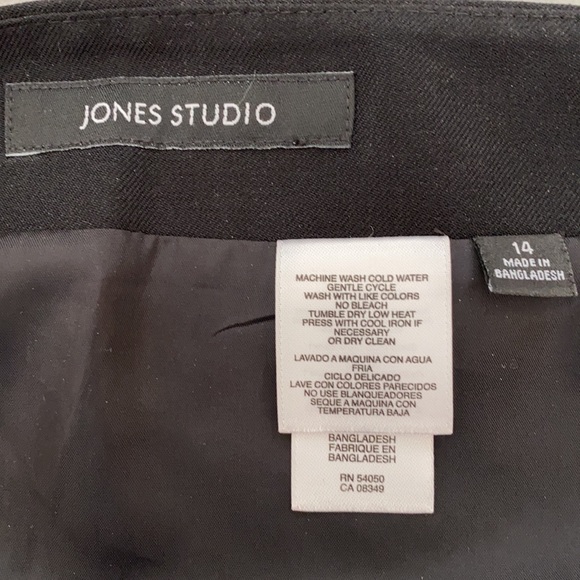 Jones Studio black midi skirt - Picture 4 of 4